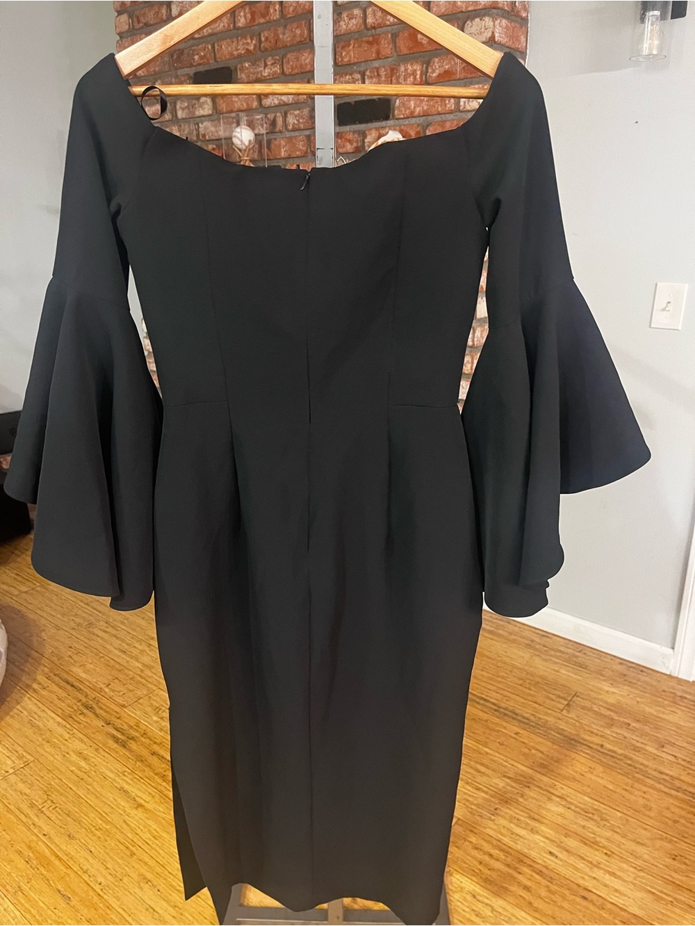 Milly NWT $498 Italian Cady Selena Slit Dress - Picture 5 of 9